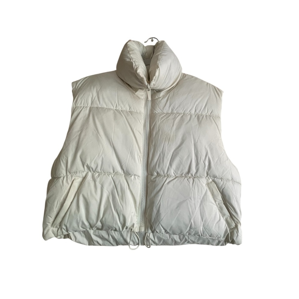 off white puffer vest ✨